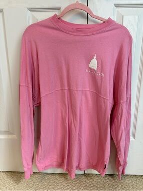U.S. Capitol Pink Long-Sleeve Spirit Jersey